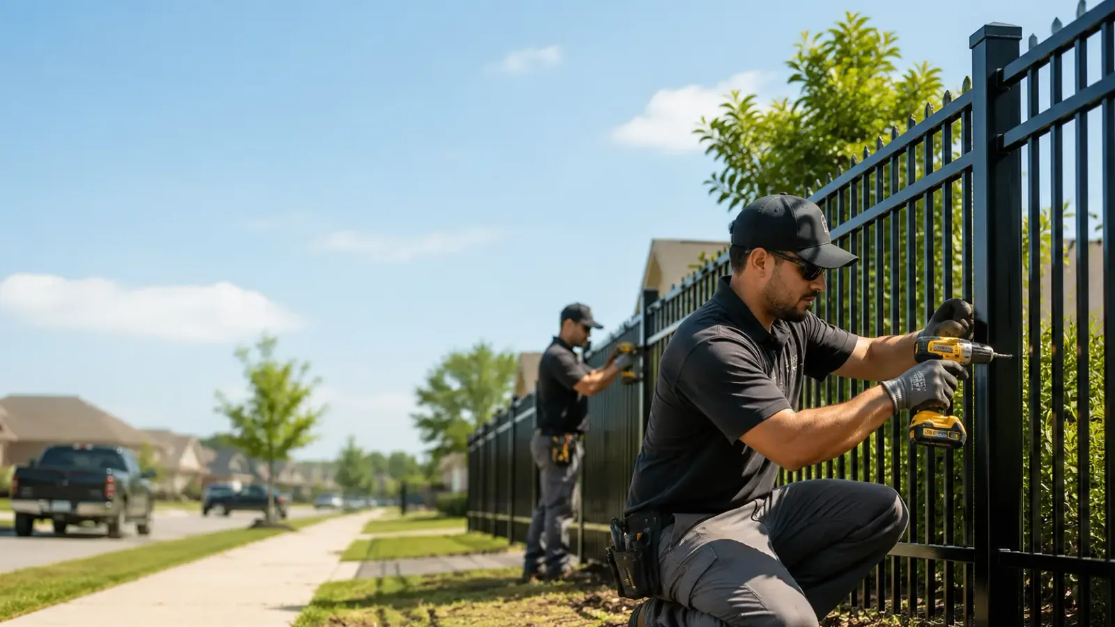 Metal Fence Installation in Cee Vee, TX